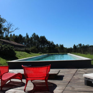 Piscine au domaine de la Canopée des Landes