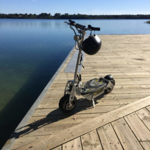 Tour du lac d'Arjuzanx en trottinette électrique dans les Landes