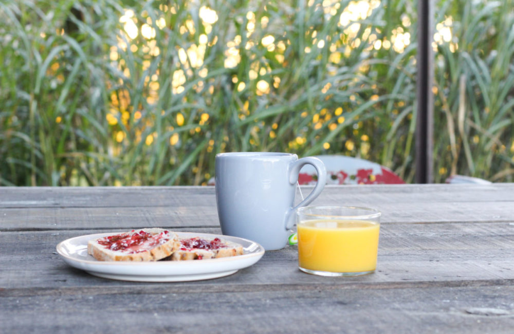 Petit déjeuner dans les landes