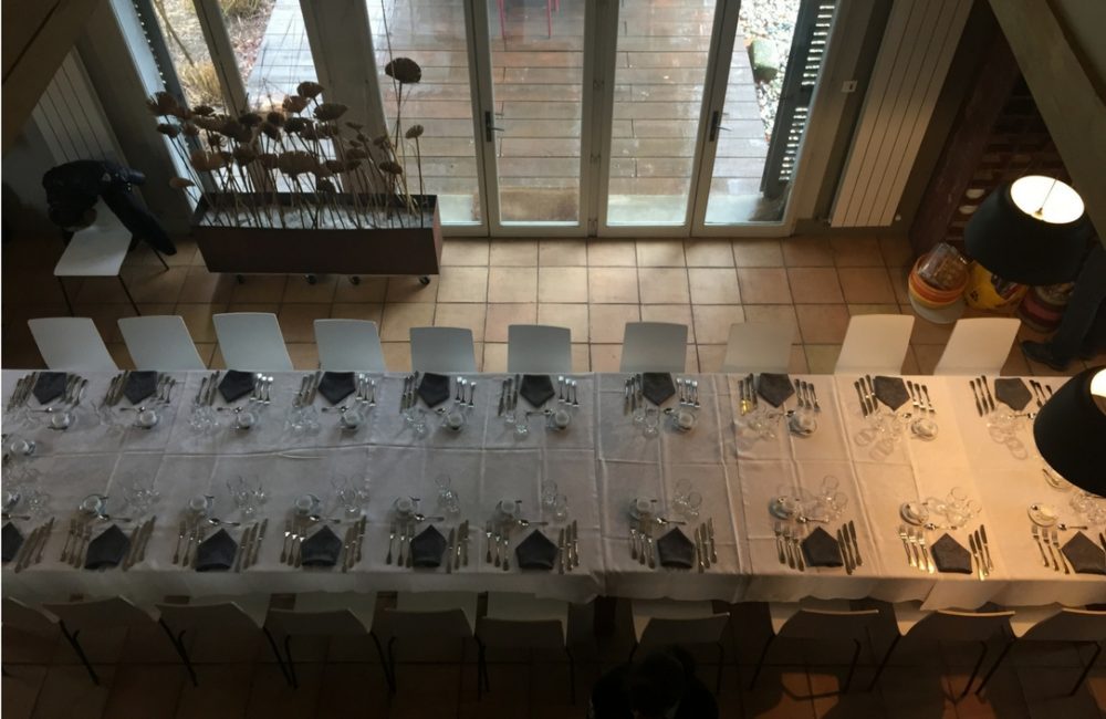 Grande tablée pour réception de mariage ou anniversaire
