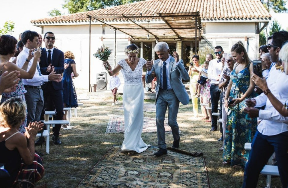 Cérémonie de mariage dans les Landes à la Canopée