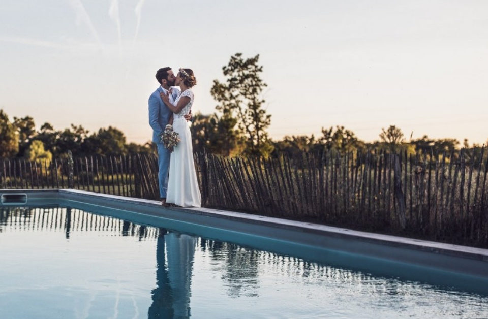 Mariage dans les Landes en pleine forêt